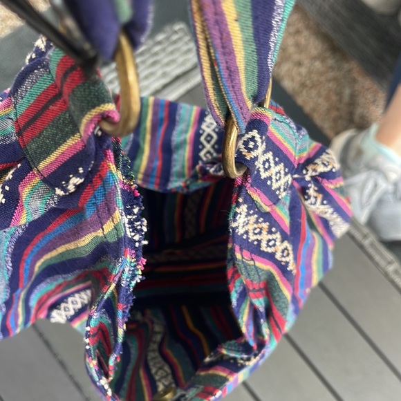 Boho shoulder Aztec purse - Picture 3 of 4